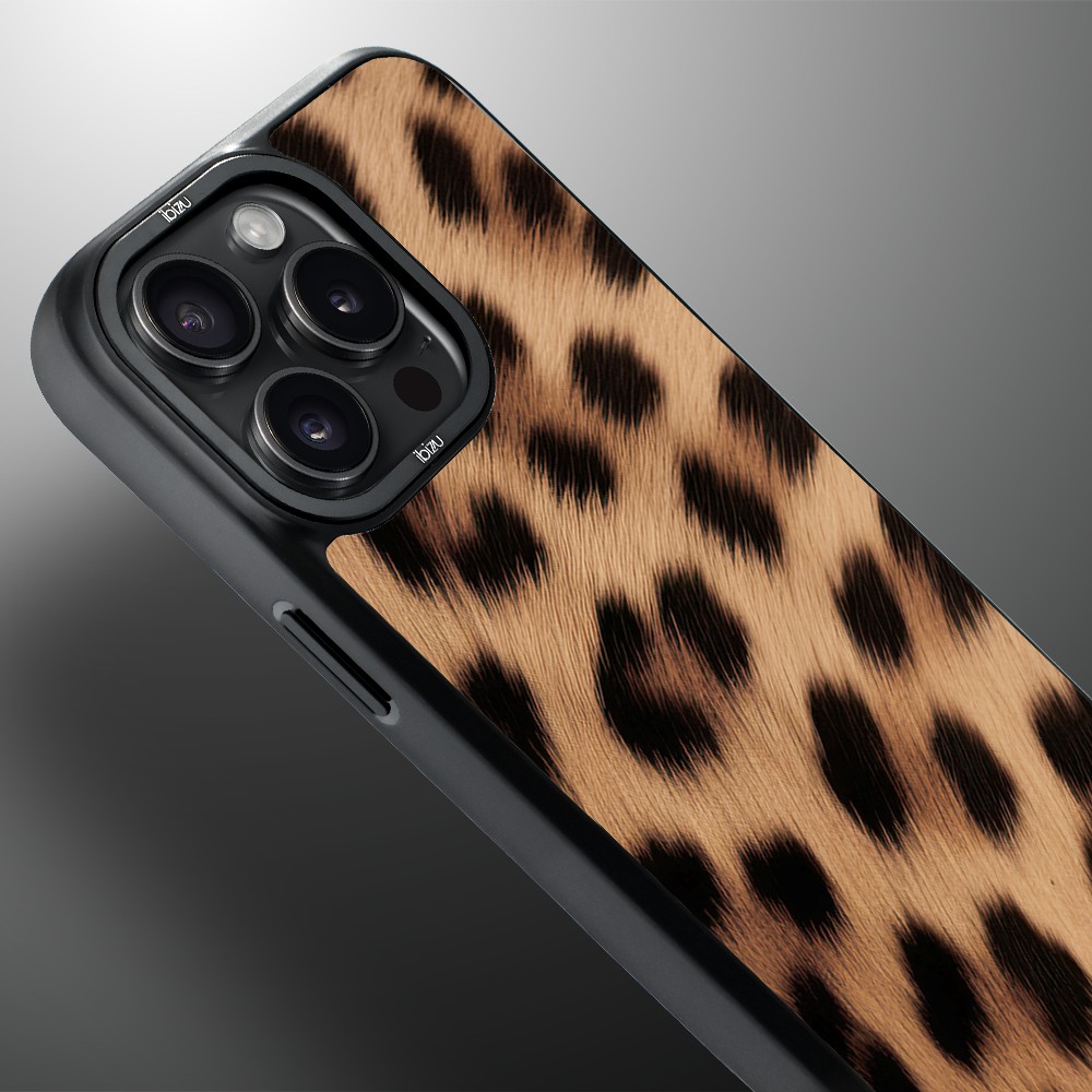 Etui do iPhone 15 Pro IBIZU DropGuard Matt z MagSafe, Zew Natury, Pantera