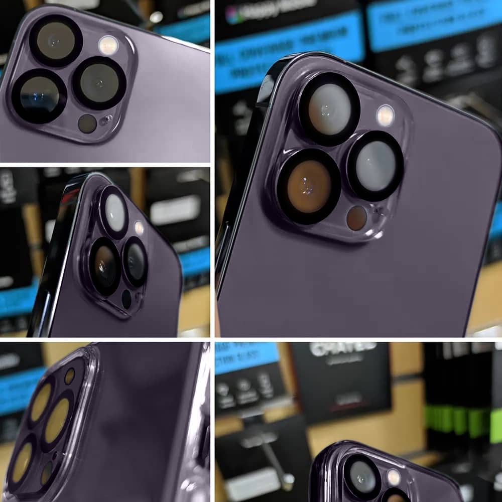 iPhone 15 Plus pełne szkło hartowane z pierścieniem na cały aparat, kamerę