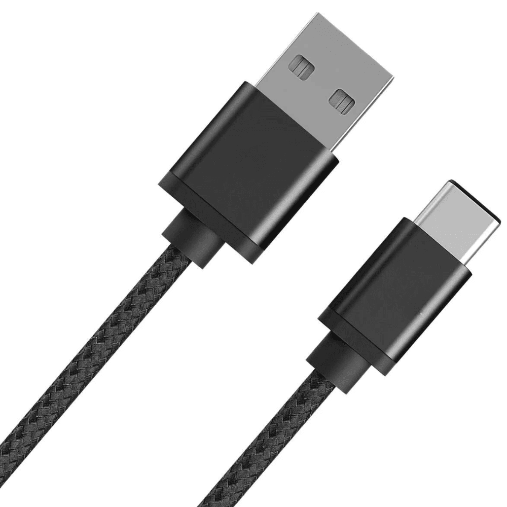 Kabel USB – USB Typ C, do iPhone 15, tableta, laptopa, transmisja danych, 3 metry, czarny