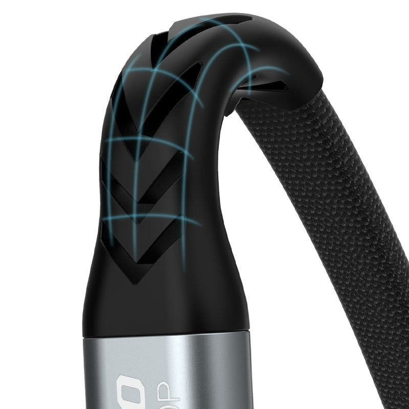 Kabel USB Typ C – Lightning, szybkie ładowanie PD20W, bardzo krótki, 0.23 metra, czarny