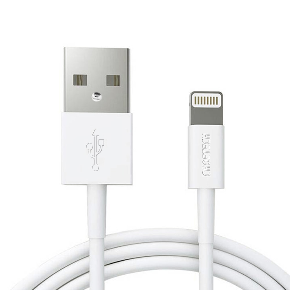 Kabel MFI USB – Lightning, do iPhone, certyfikowany, 1.8 metra, biały