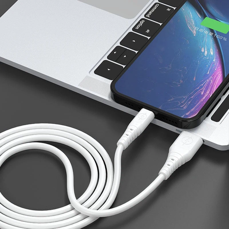 Kabel USB – TYP C PD100W, szybkie ładowanie do iPhone 15/16, 1 metr, biały