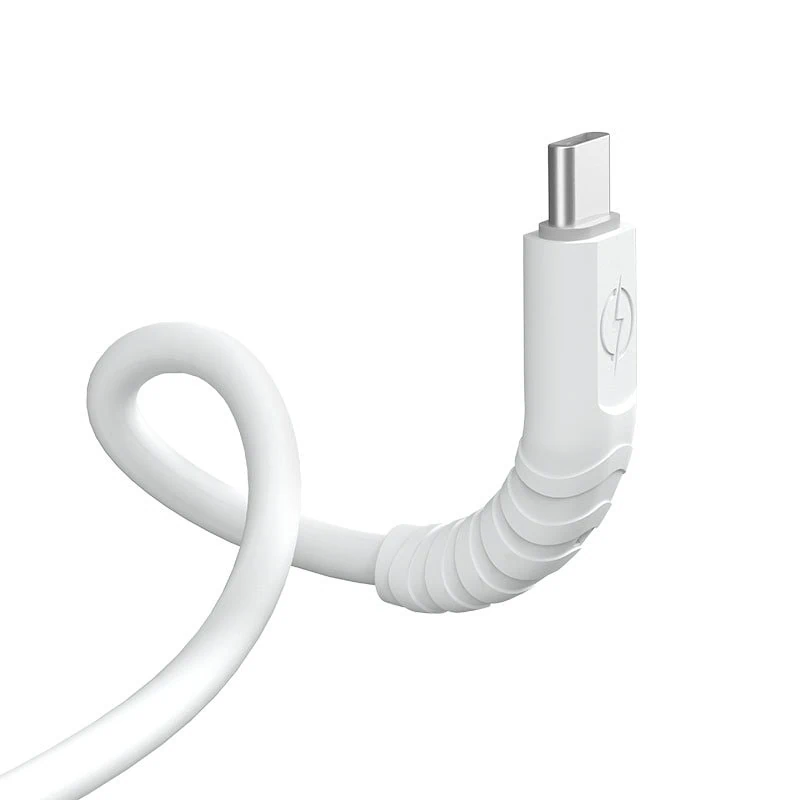 Kabel 2xUSB Typ C do iPhone 15/16, tableta, laptopa, PD100W, szybkie ładowanie, 1 metr, biały