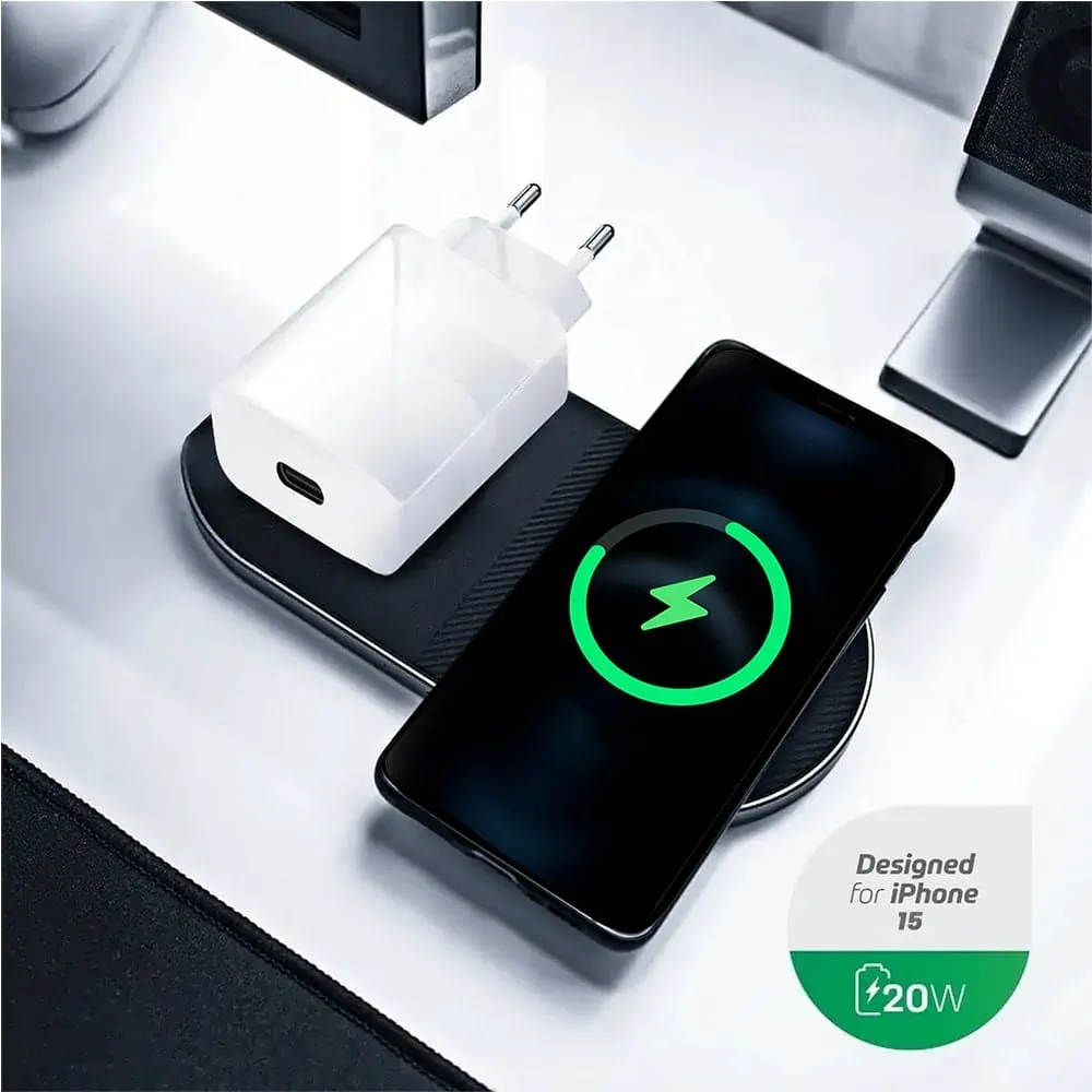 Bardzo szybka ładowarka, zasilacz 3A 20W z kablem USB-C do iPhone 15/16 (wszystkie modele)