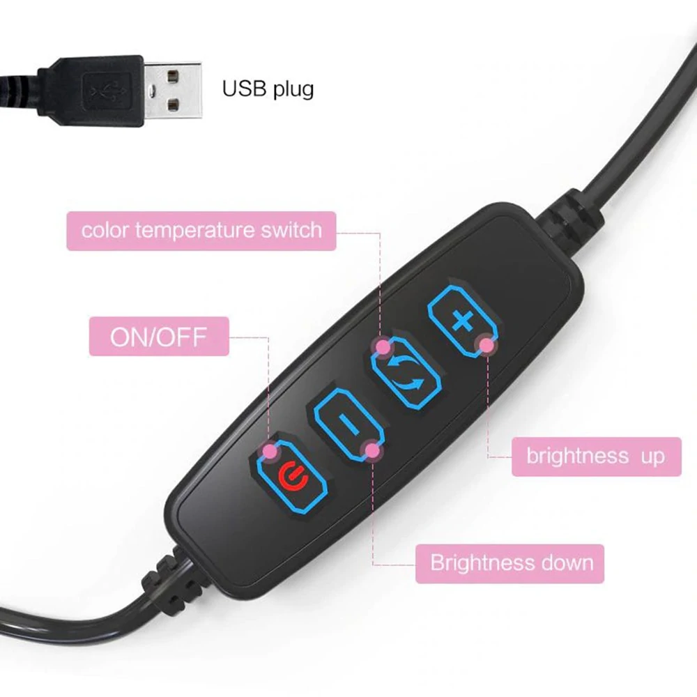 Lampa pierścieniowa duża 32cm, mocna z uchwytem, statywem i pilotem