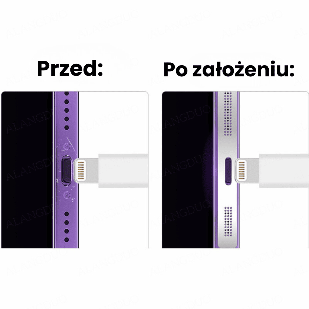 Metaliczne osłony iPhone 13 Pro Max/13 Pro/13/13 Mini na spód, przeciw pyłowi, wodzie i zarysowaniom, purpurowe