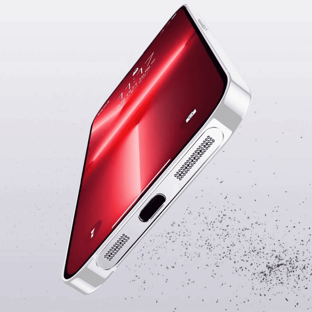 Metaliczne osłony iPhone 14 Pro Max/14 Pro/14/14 Plus na spód, przeciw pyłowi, wodzie i zarysowaniom, srebrne