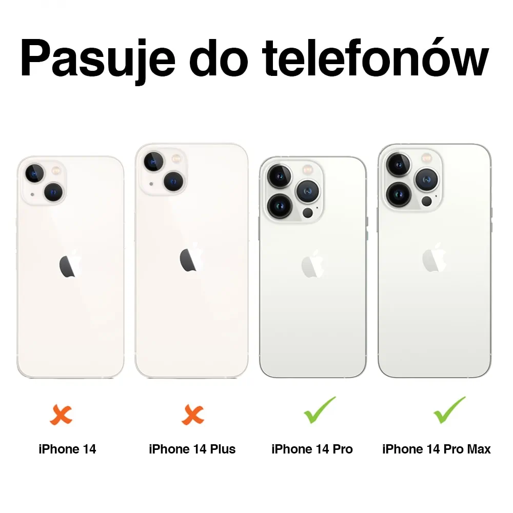 iPhone 14 Pro Max gładka metalowa osłona na cały aparat, wbudowane szkła 9H, złota