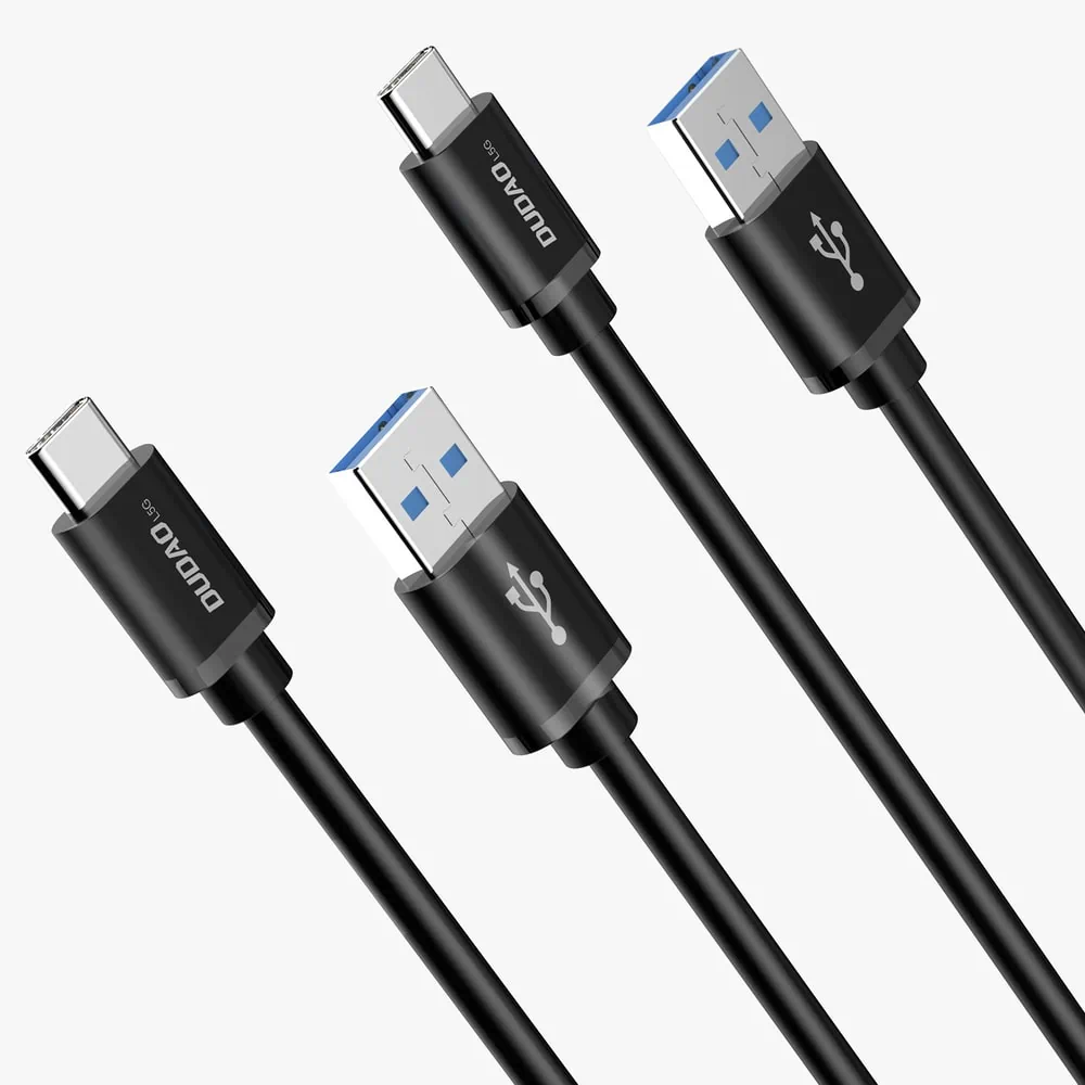 Kabel USB – USB Typ C, do iPhone 15/16, tableta, laptopa, transmisja danych, 1 metr, czarny