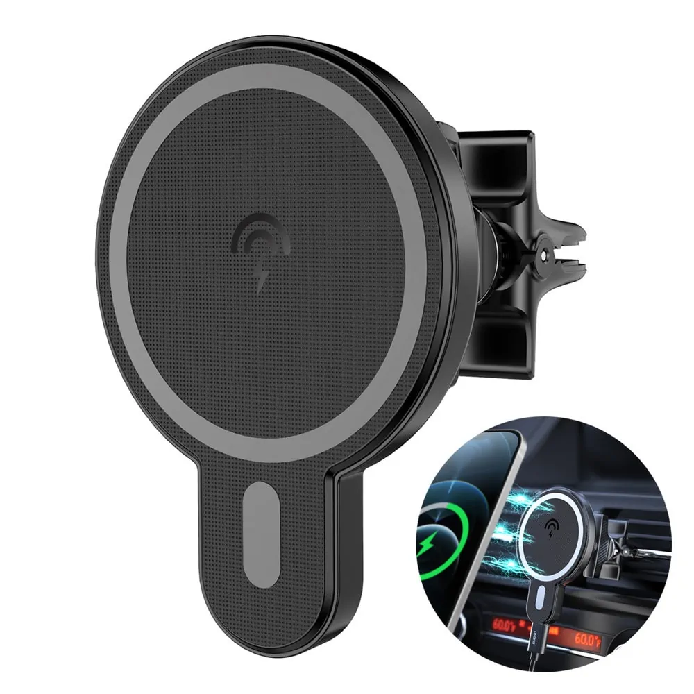 Uchwyt ładujący z MagSafe, szybkie ładowanie 15W, do kratki