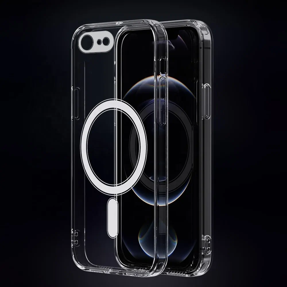 Etui do iPhone SE2022/SE2020/8/7 przeźroczyste z MagSafe