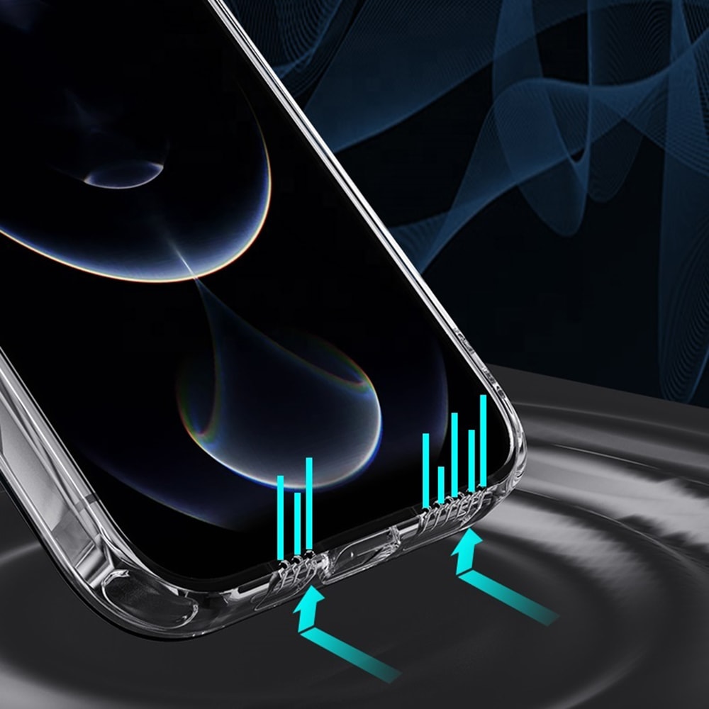 Etui do iPhone XS MAX MagSafe, osłona na aparat, przeźroczyste