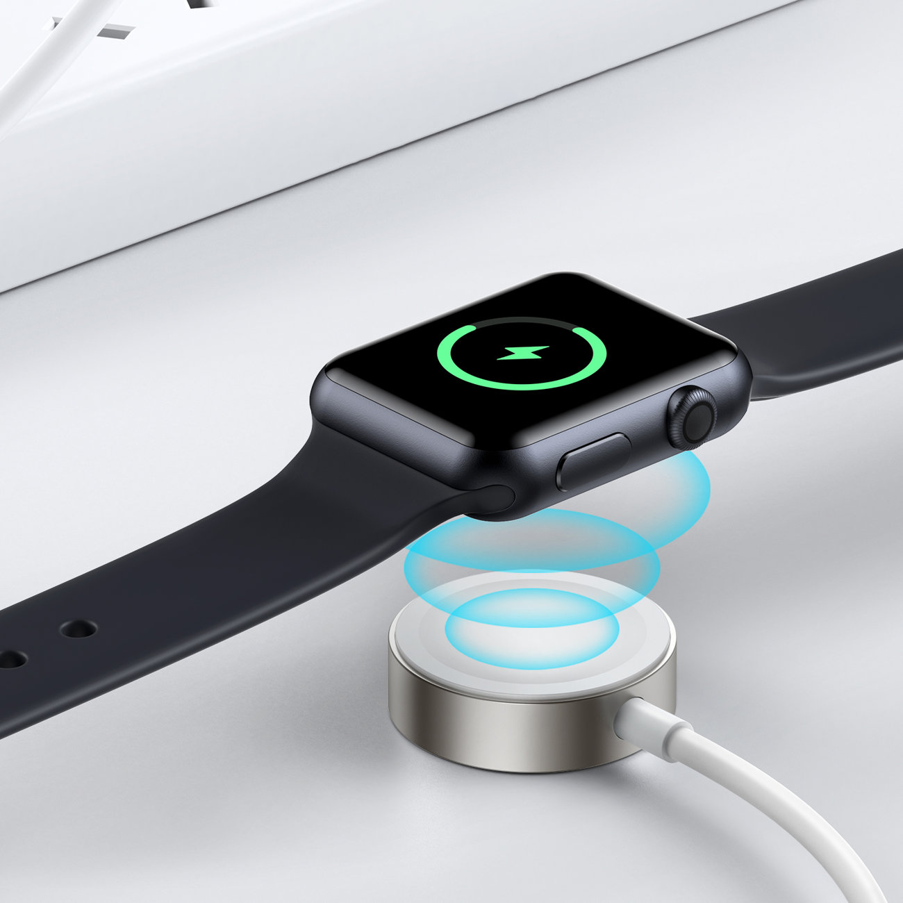 Ładowarka USB-C 2w1 do Apple Watch oraz Lightning, biała
