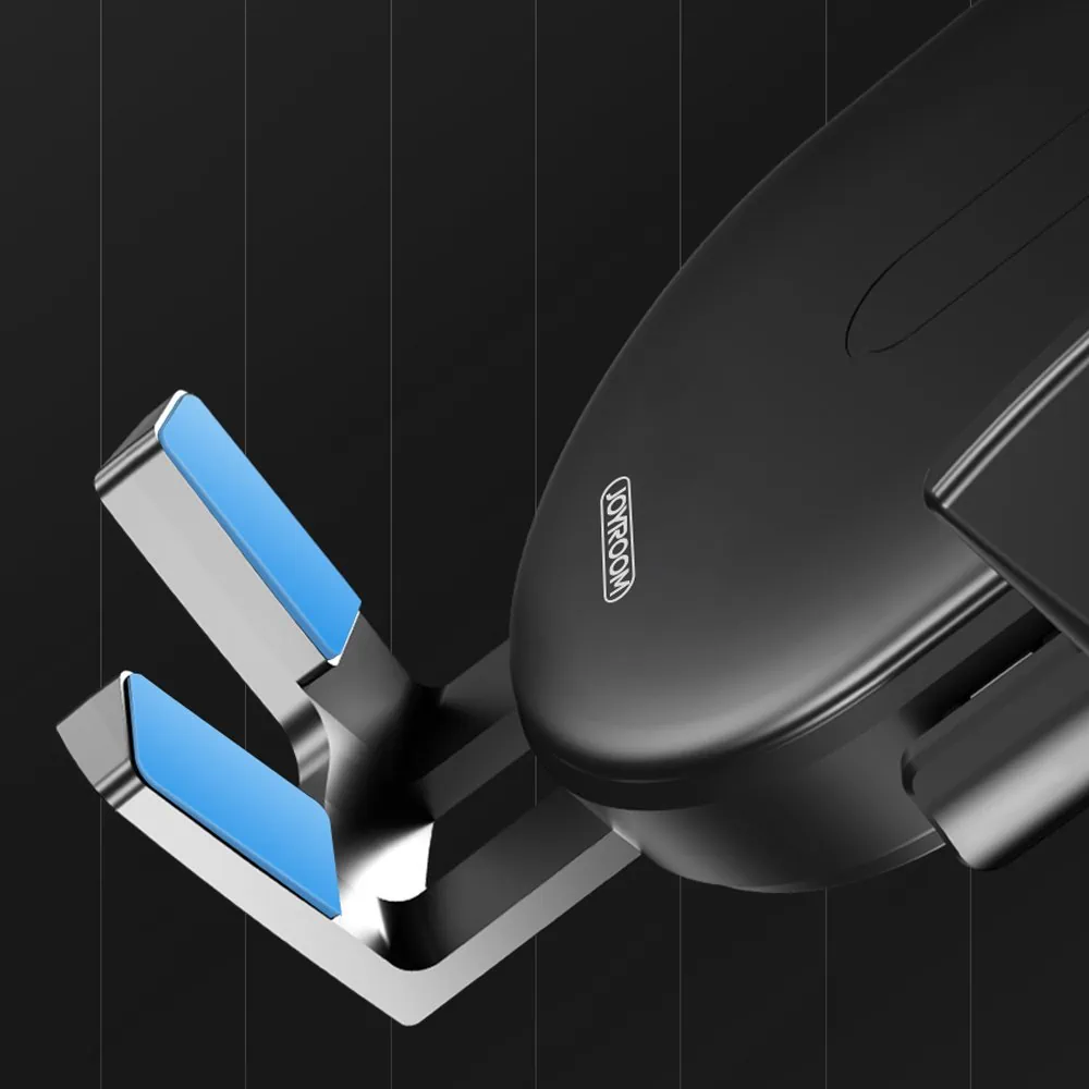 Uchwyt samochodowy na telefon z teleskopowym wysuwanym ramieniem na deskę rozdzielczą i szybę, czarny