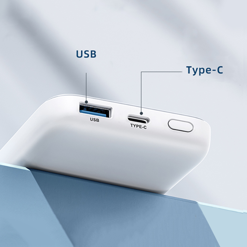 Power bank akumulator MagSafe 10000mAh, bezprzewodowe ładowanie, biały