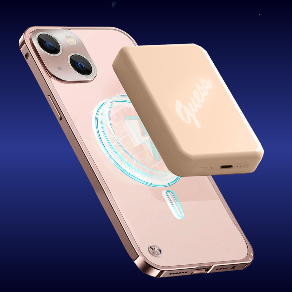 Etui do iPhone 13 Magsafe Armor metalowa ramka, twarde aluminium, różowe złoto