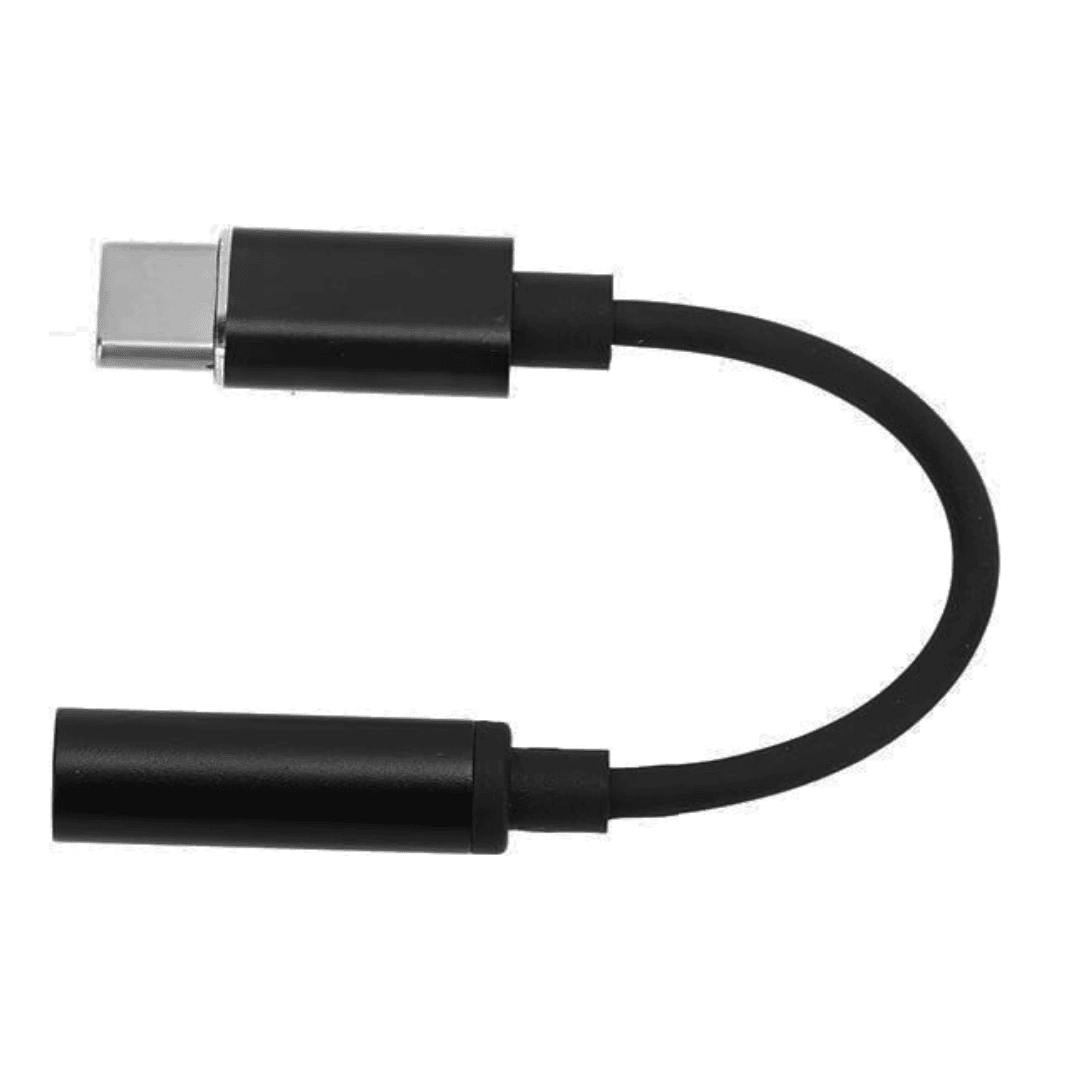 Adapter Przejściówka na słuchawki z USB typ C iPhone 15 (wszystkie modele) do audio jack 3.5, czarna