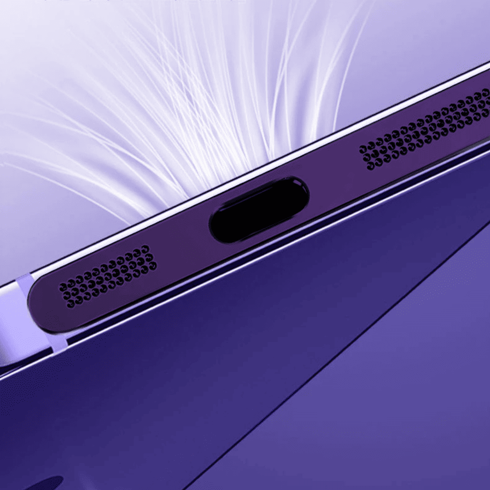 Metaliczne osłony iPhone 13 Pro Max/13 Pro/13/13 Mini na spód, przeciw pyłowi, wodzie i zarysowaniom, purpurowe