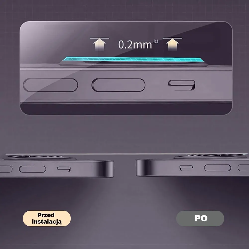 iPhone 15 Pro Max pełne szkło hartowane na cały aparat, kamerę