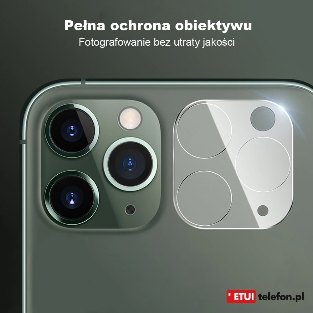 iPhone 11 Pro pełne szkło hartowane na cały aparat, kamerę