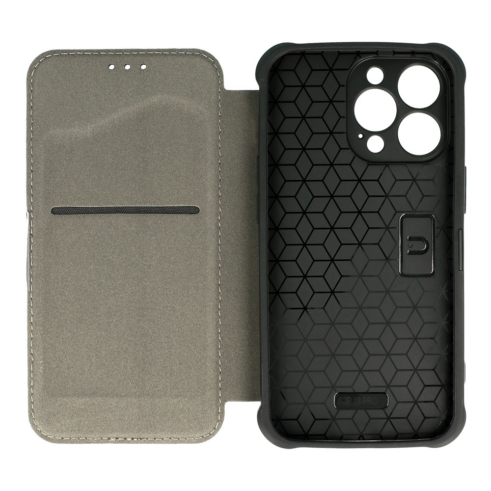 Etui do iPhone 14 Pro Carbon Book zamykane, książka, czarne