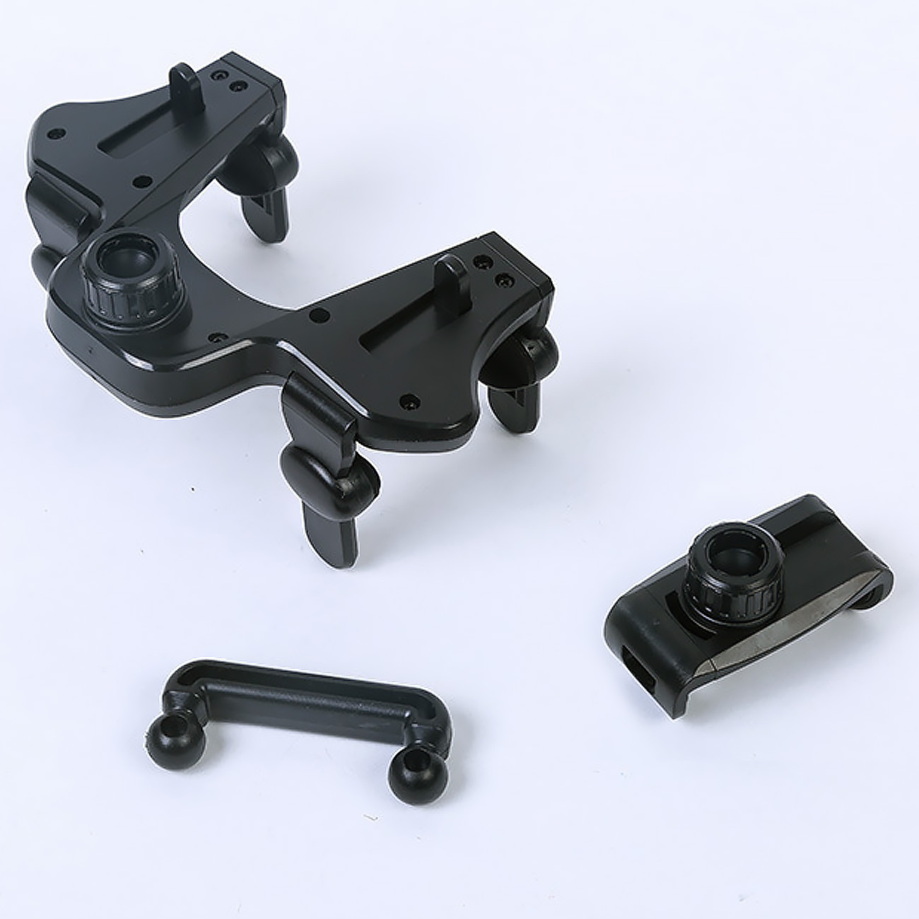 Uchwyt samochodowy 360 ° do telefonu na lusterko wsteczne, czarny