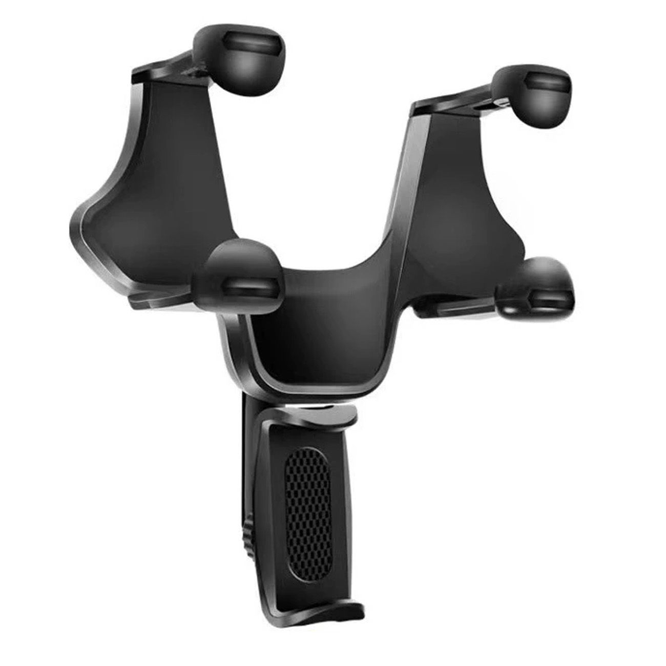 Uchwyt samochodowy 360 ° do telefonu na lusterko wsteczne, czarny