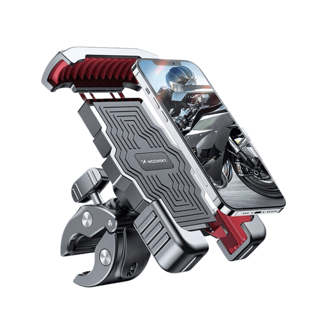 uchwyt rowerowy do telefonu, pancerny, czarny