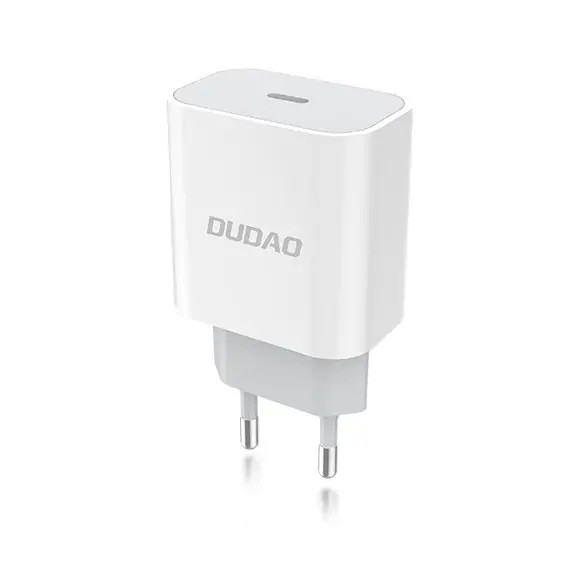 Pol Pl Dudao Szybka Ladowarka Sieciowa Eu Usb Typ C Power Delivery 18w Bialy A8eu White 55647 1